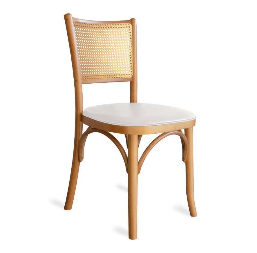 cadeira luxemburgo tela assento estofado