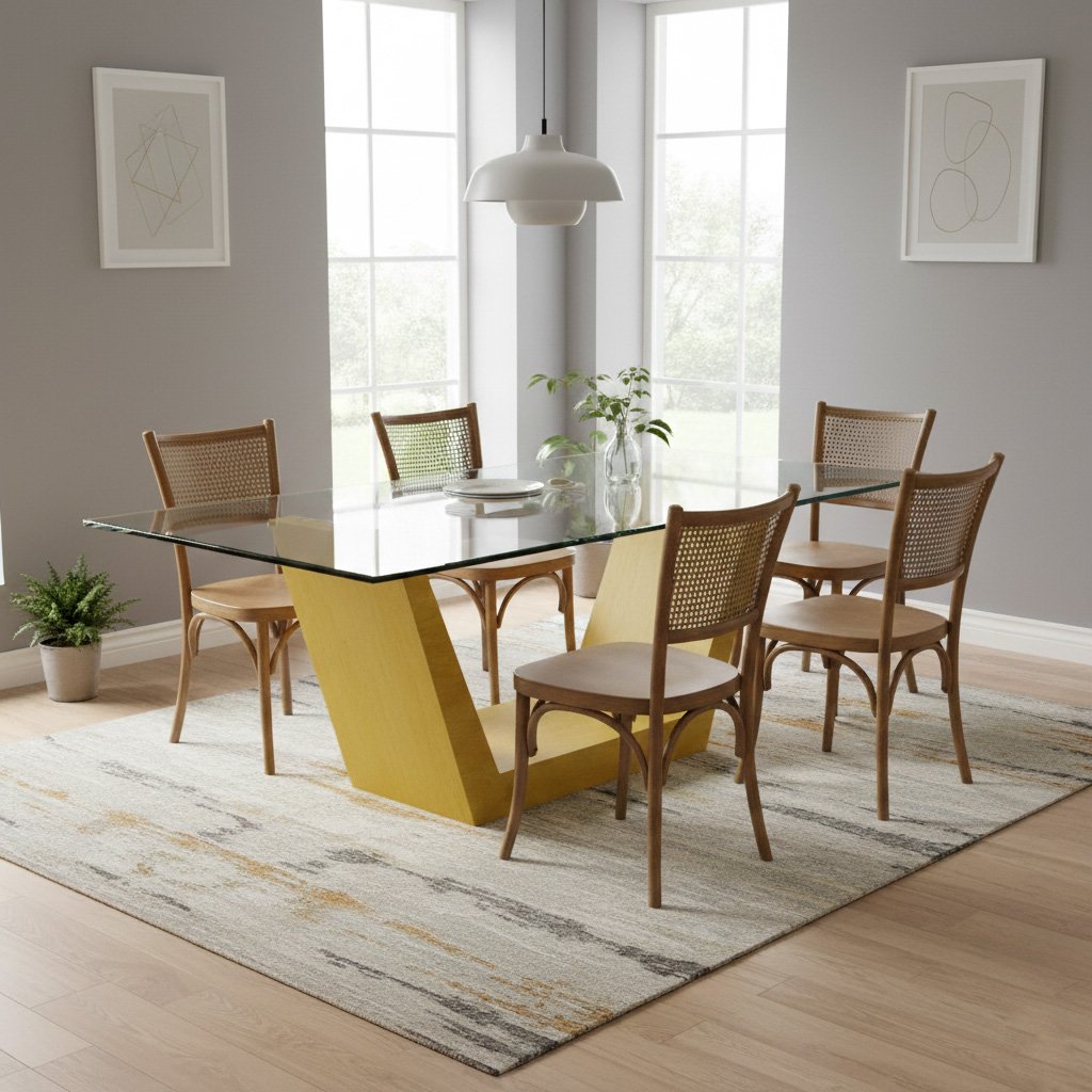 base de mesa ambientada