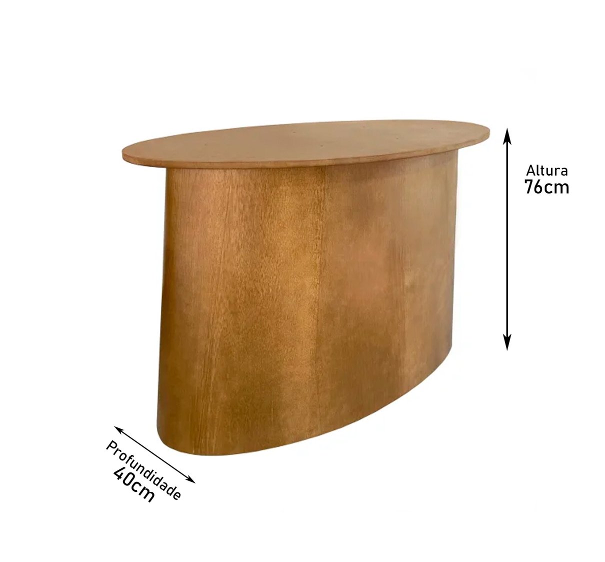 base oval imbuia medidas