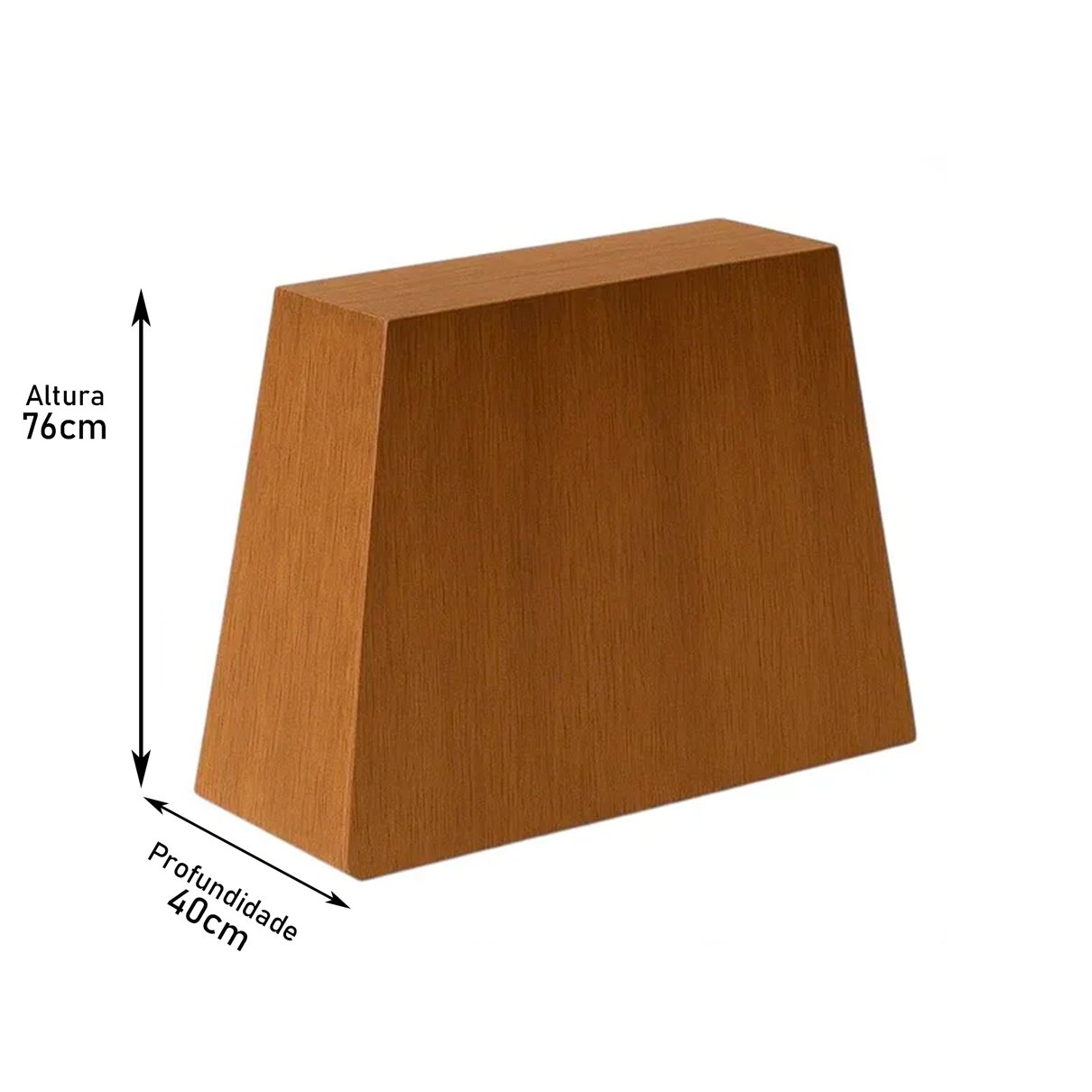 base retangular imbuia medidas
