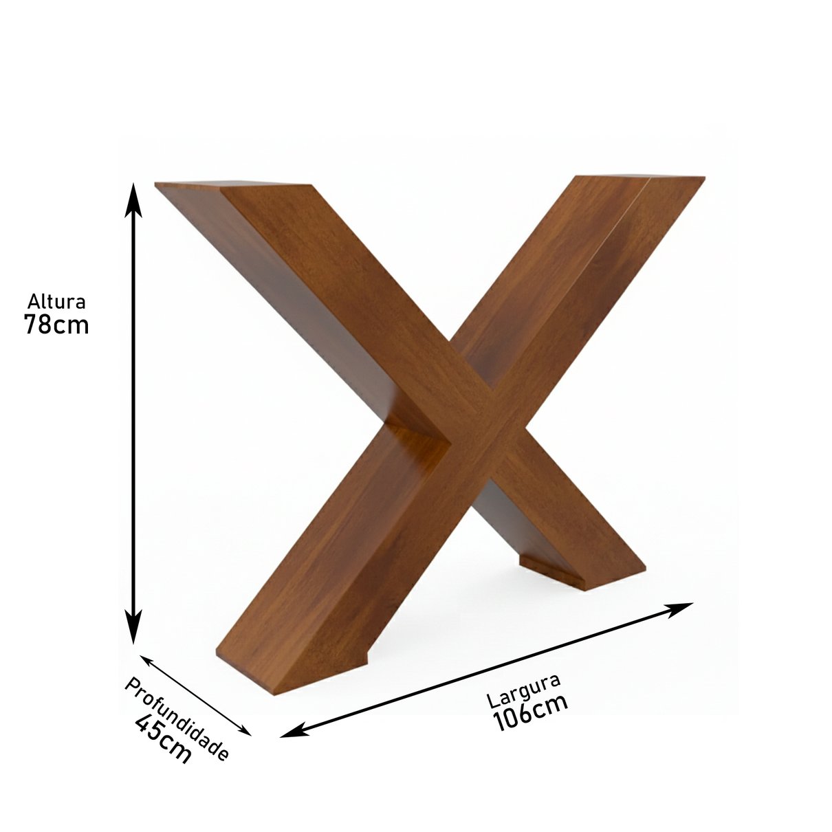 base x reta imbuia medidas