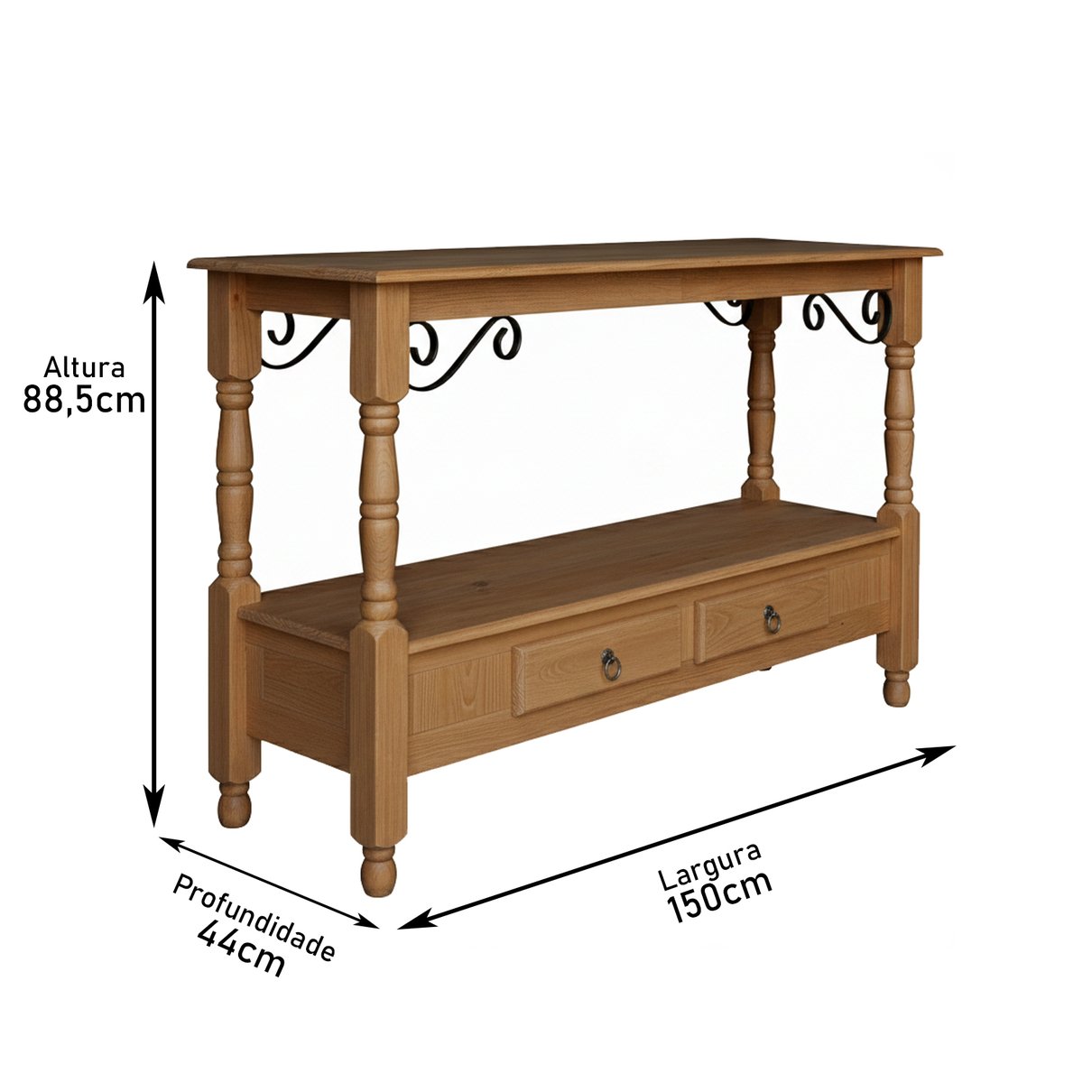aparador imbuia medidas