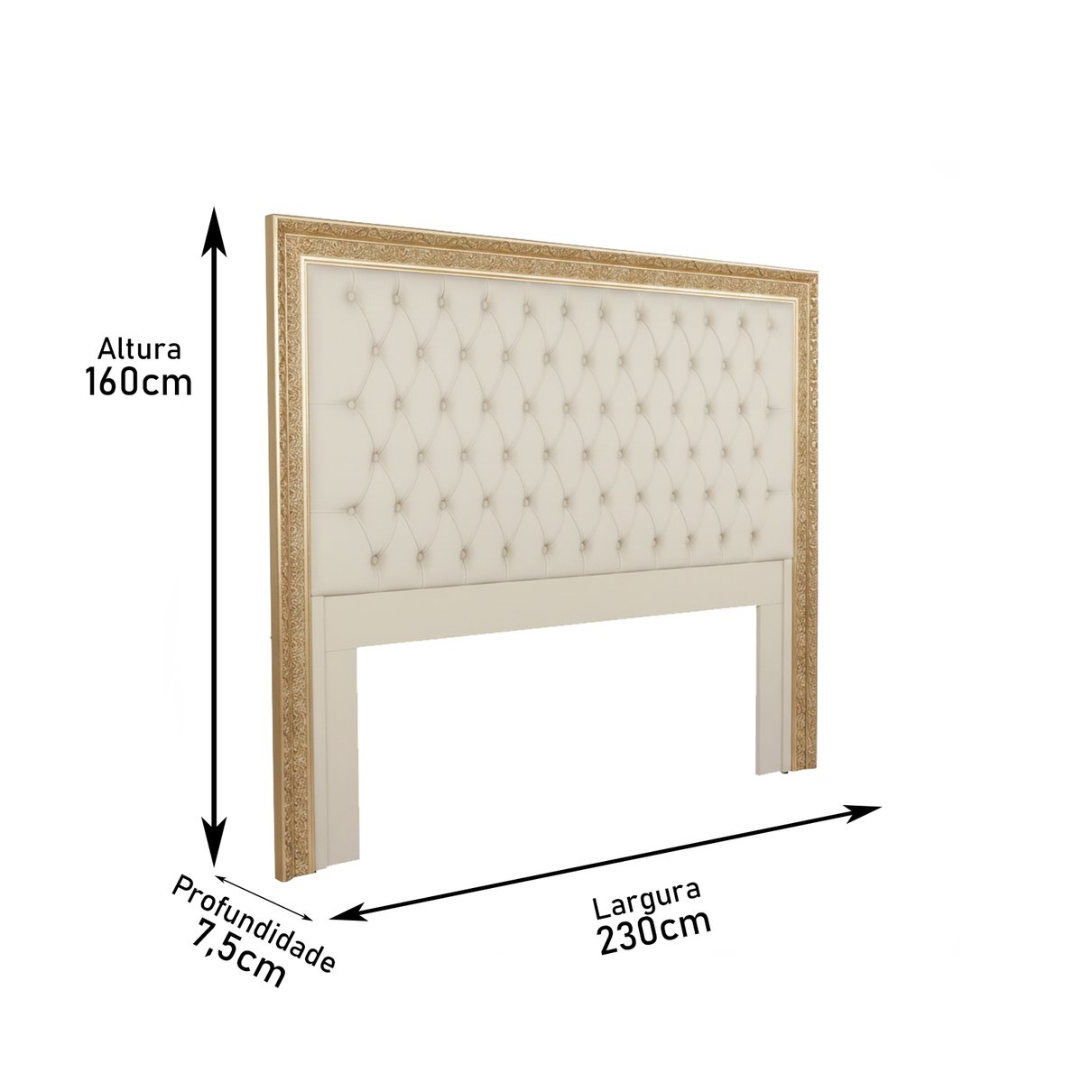 cabeceiras dourada