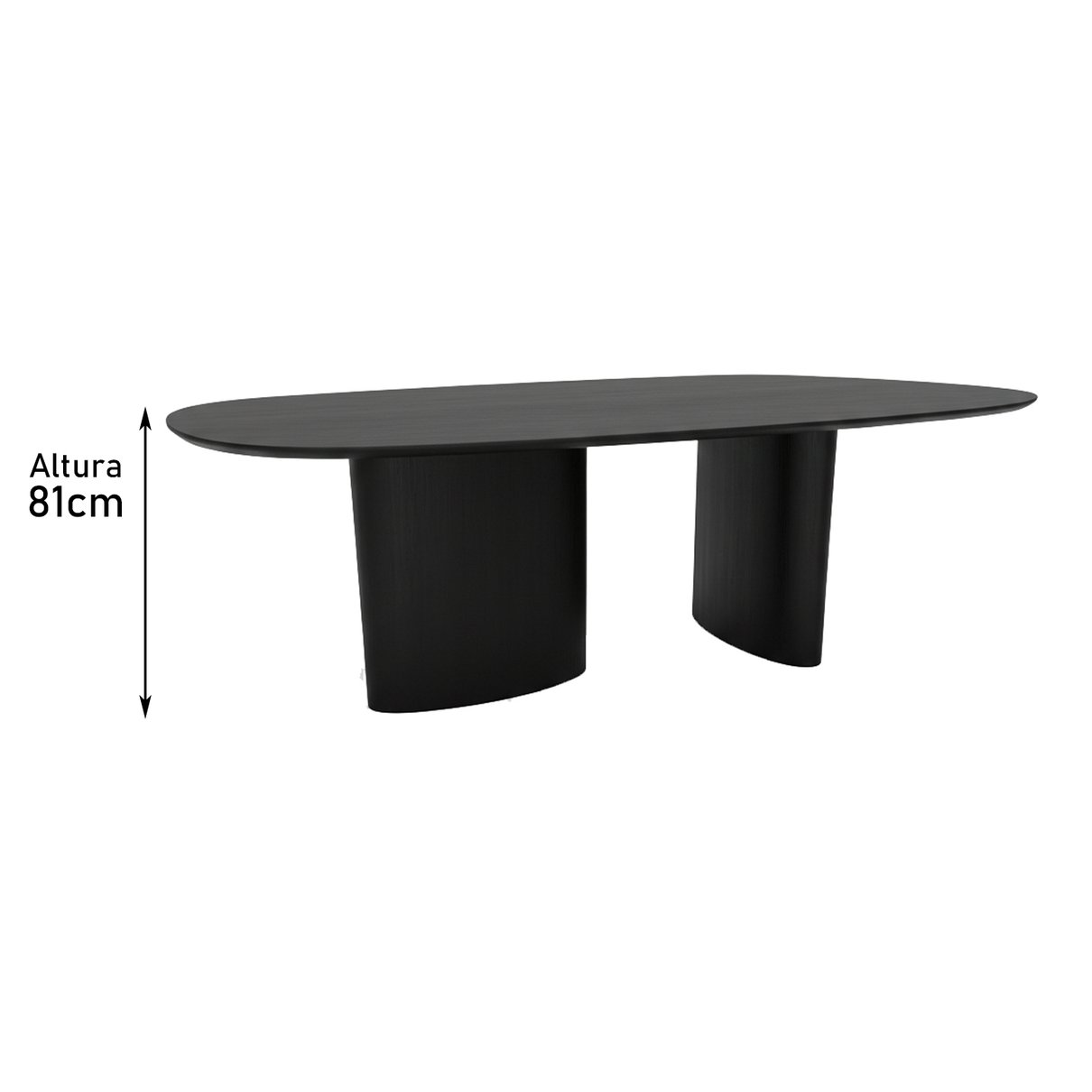 mesa organica preto