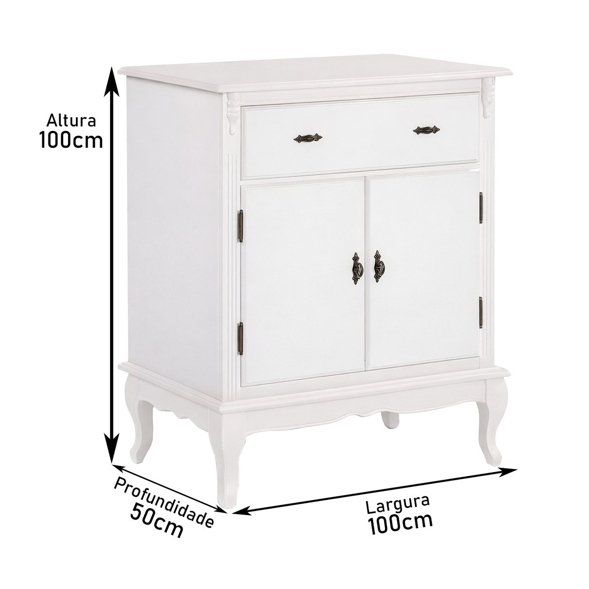 balcao 2 portas branco medidas